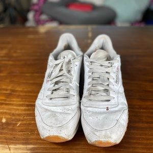 Mens Reebok classic gum sole